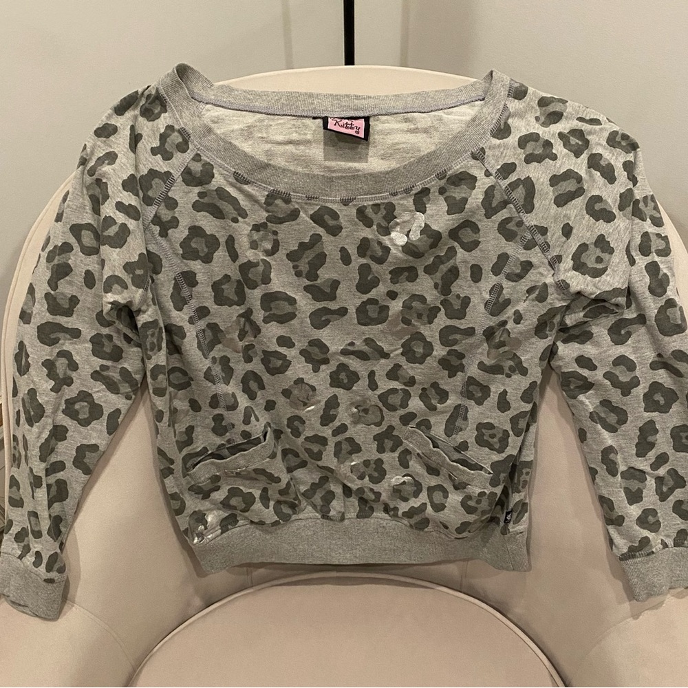 Animal Print Sweatshirt